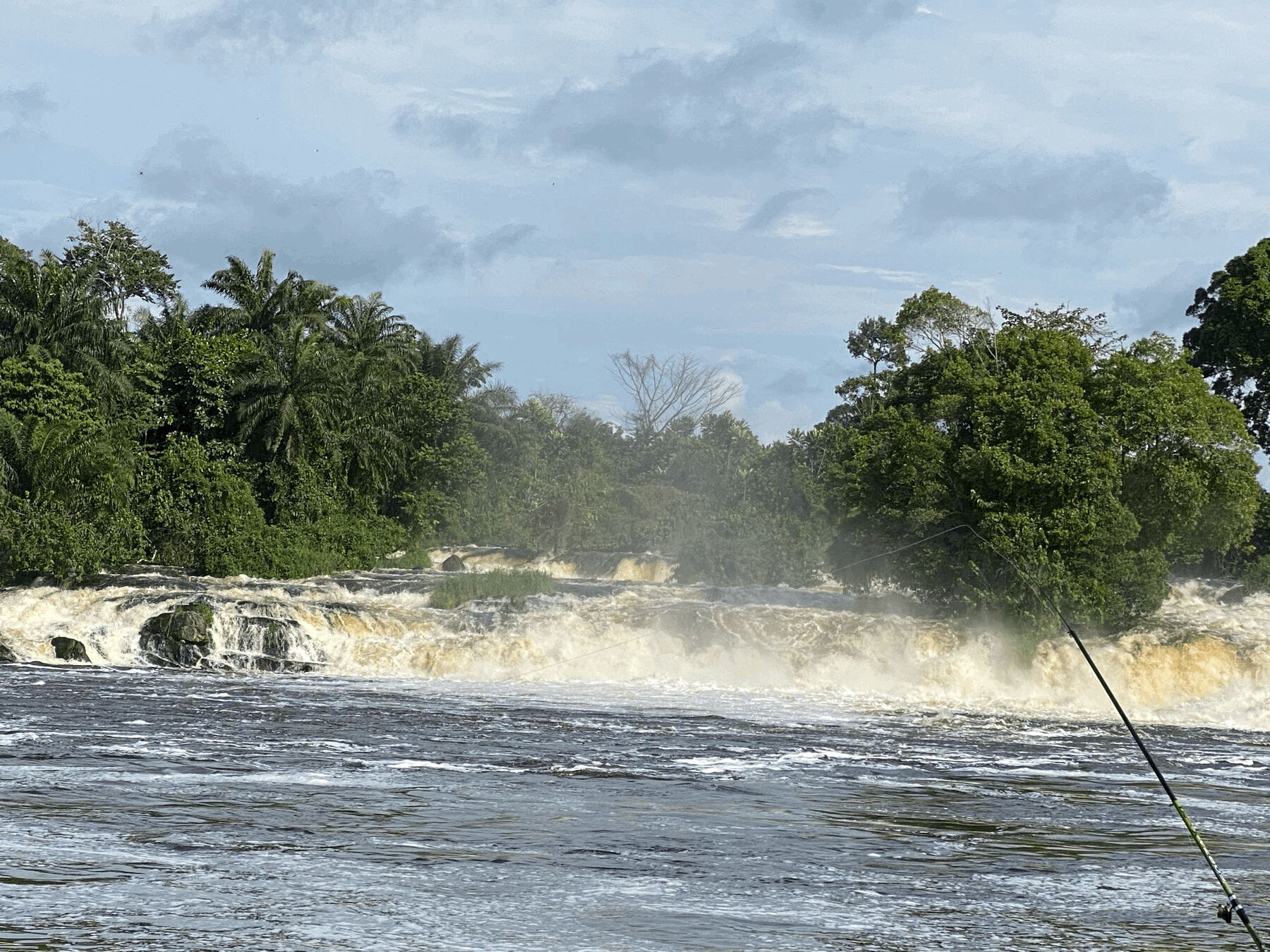 Les chutes de la Lobé, près de Kribi au Cameroun